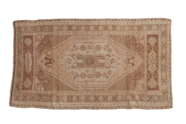 2x3.5 Vintage Distressed Oushak Rug // ONH Item 9590