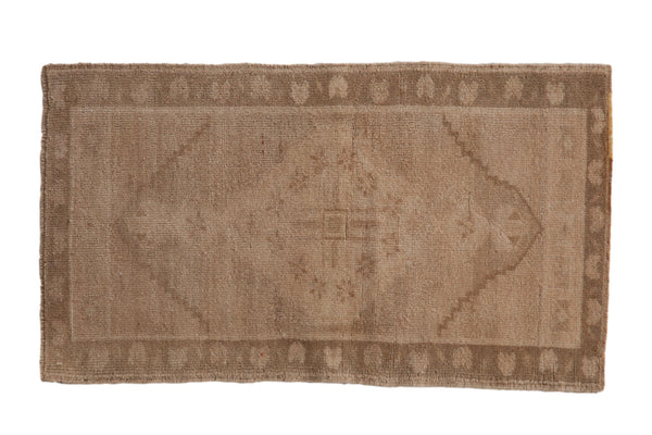 1.5x3 Vintage Distressed Oushak Rug Mat // ONH Item 9595