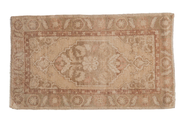 2x3 Vintage Distressed Oushak Rug Mat // ONH Item 9596
