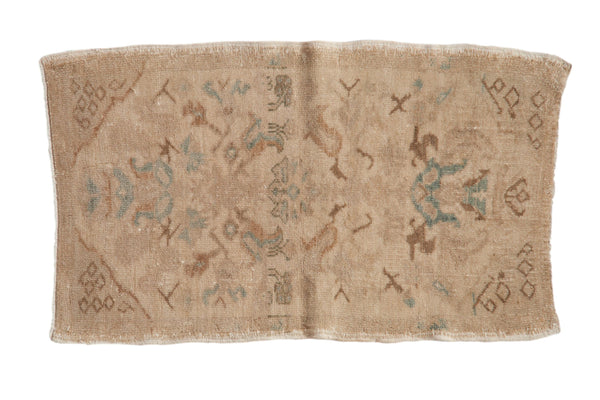 1.5x3 Vintage Distressed Oushak Rug Mat // ONH Item 9597