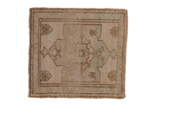 1.5x2 Vintage Distressed Oushak Square Rug Mat // ONH Item 9600