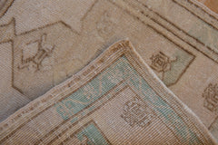 1.5x2 Vintage Distressed Oushak Square Rug Mat // ONH Item 9600 Image 4