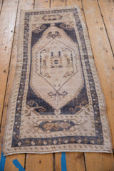 1.5x4 Vintage Distressed Oushak Rug Mat Runner // ONH Item 9602 Image 3