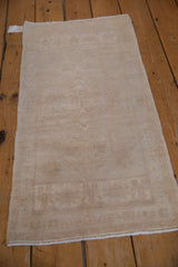 1.5x3.5 Vintage Distressed Oushak Rug Mat Runner // ONH Item 9617 Image 2