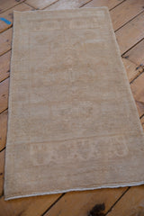 1.5x3.5 Vintage Distressed Oushak Rug Mat Runner // ONH Item 9617 Image 3