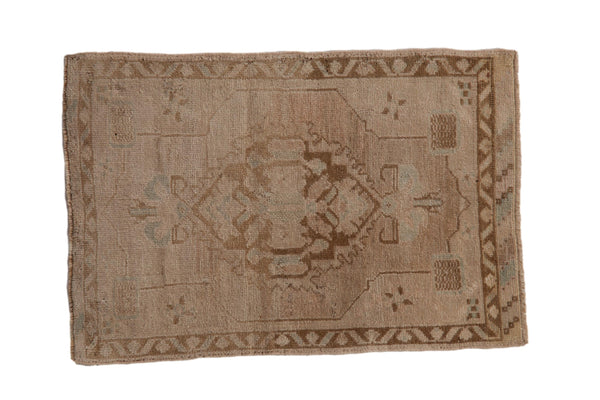 2x3 Vintage Distressed Oushak Rug Mat // ONH Item 9618