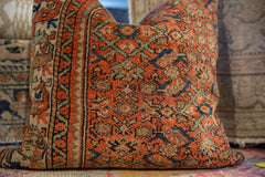 Reclaimed Vintage Persian Rug Fragment Throw Pillow // ONH Item 9622 Image 2
