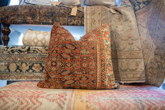 Reclaimed Vintage Persian Rug Fragment Throw Pillow // ONH Item 9623 Image 1