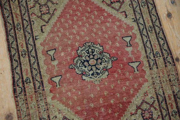 2x3 Antique Fine Senneh Rug Mat // ONH Item 9630 Image 3