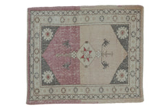 2.5x3 Vintage Distressed Anatolian Square Rug // ONH Item 9633
