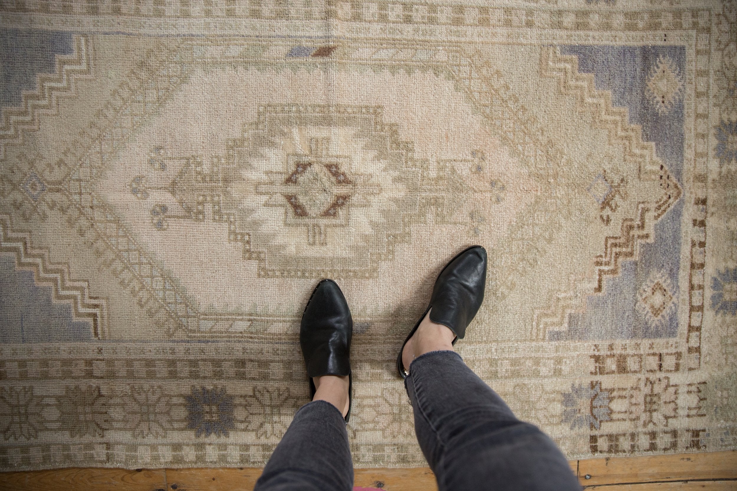 3.5x6 Vintage Distressed Oushak Rug // ONH Item 9636 Image 1