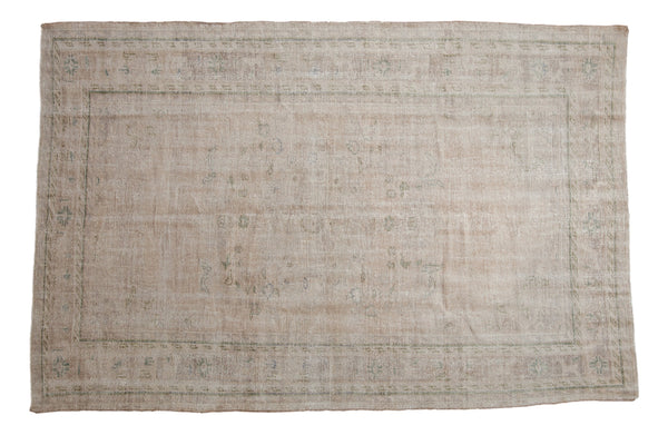 6.5x10 Vintage Distressed Oushak Carpet // ONH Item 9646