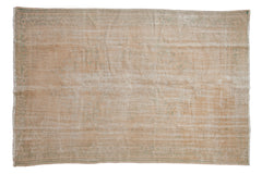 6.5x9.5 Vintage Distressed Oushak Carpet // ONH Item 9647