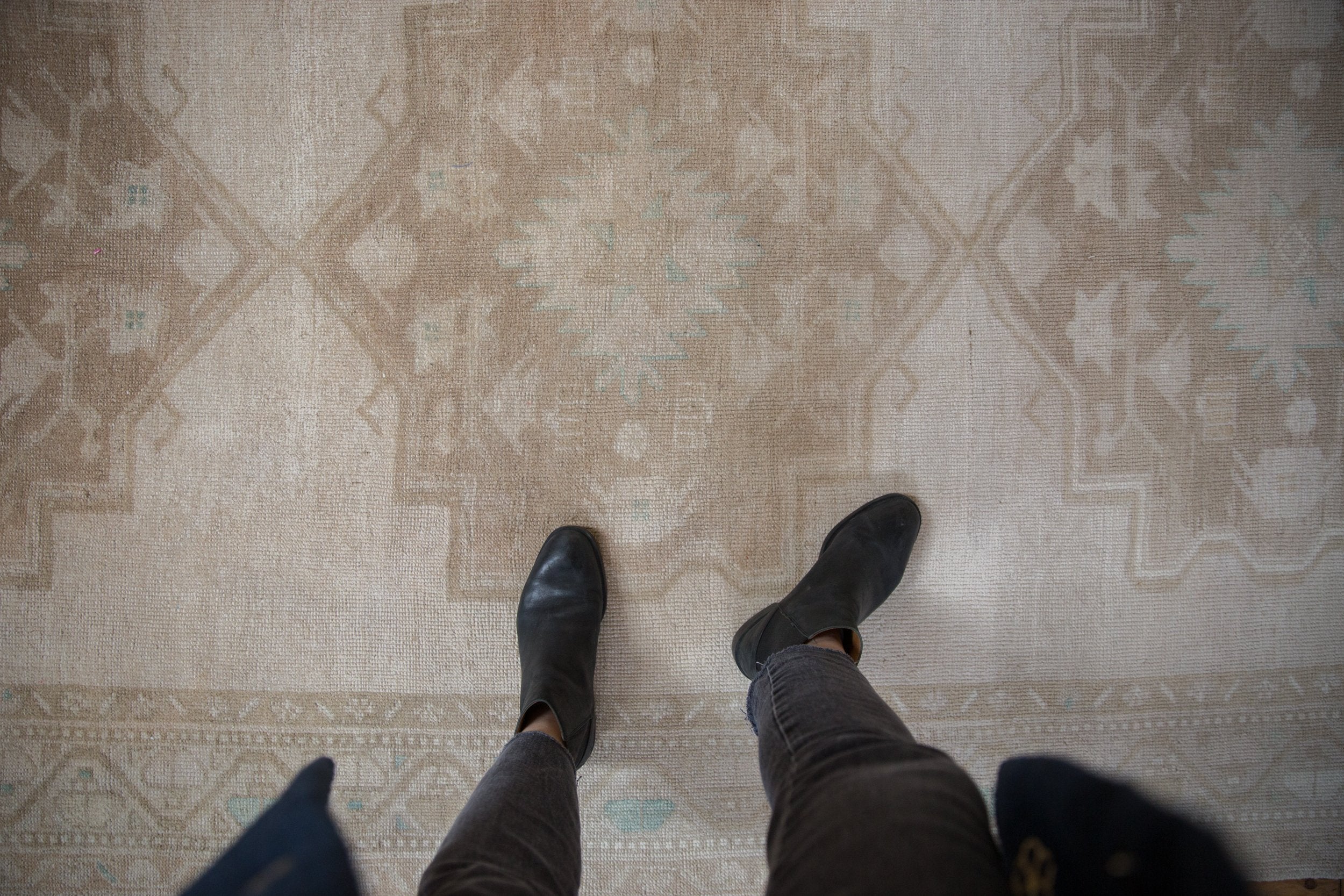 5x11.5 Vintage Distressed Oushak Rug Runner // ONH Item 9649 Image 1