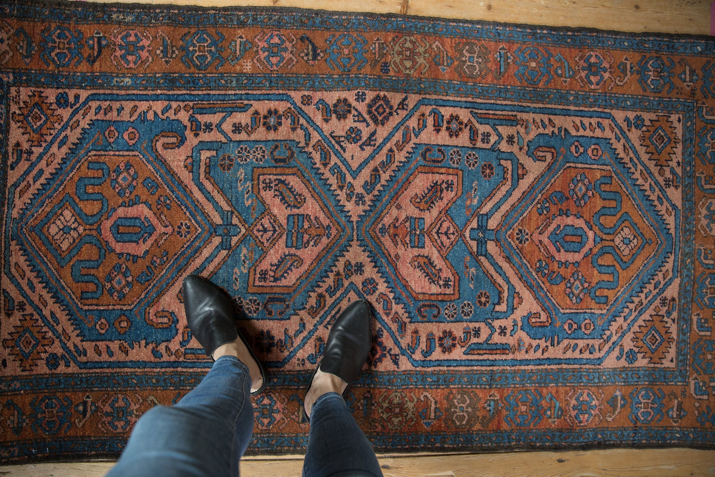 RESERVED 3.5x6 Vintage Mehreban Rug // ONH Item 9659 Image 1