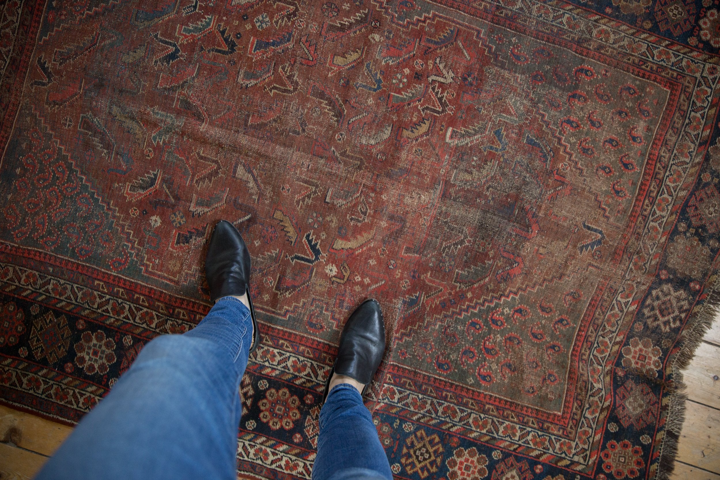 5x6.5 Vintage Kamseh Rug // ONH Item 9664 Image 1