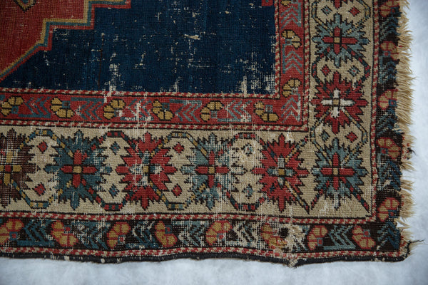 4x5 Antique Shirvan Square Rug // ONH Item 9665 Image 4