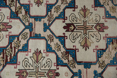 6.5x11 Distressed Turkish Soumac Design Carpet // ONH Item 9674 Image 2