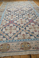 6.5x11 Distressed Turkish Soumac Design Carpet // ONH Item 9674 Image 5