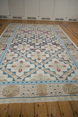 6.5x11 Distressed Turkish Soumac Design Carpet // ONH Item 9674 Image 9