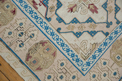 6.5x11 Distressed Turkish Soumac Design Carpet // ONH Item 9674 Image 10
