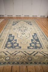 5.5x10.5 Vintage Distressed Oushak Carpet // ONH Item 9676 Image 3