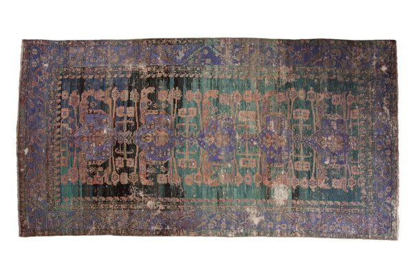 5.5x11 Vintage Distressed Oushak Rug Runner // ONH Item 9681