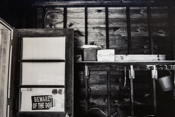 His Garage Black and White Photograph // ONH Item 9714 Image 1