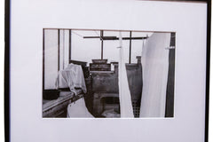 The Linens Framed Black and White Photograph // ONH Item 9719 Image 3