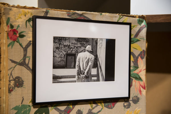 The Walk Framed Black and White Photograph // ONH Item 9720 Image 1