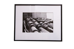 The Terracotta Framed Roof Black and White Photograph // ONH Item 9723