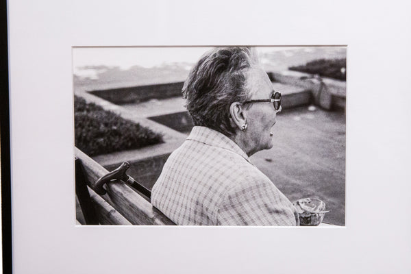 The Chatter Framed Black and White Photograph // ONH Item 9724 Image 3