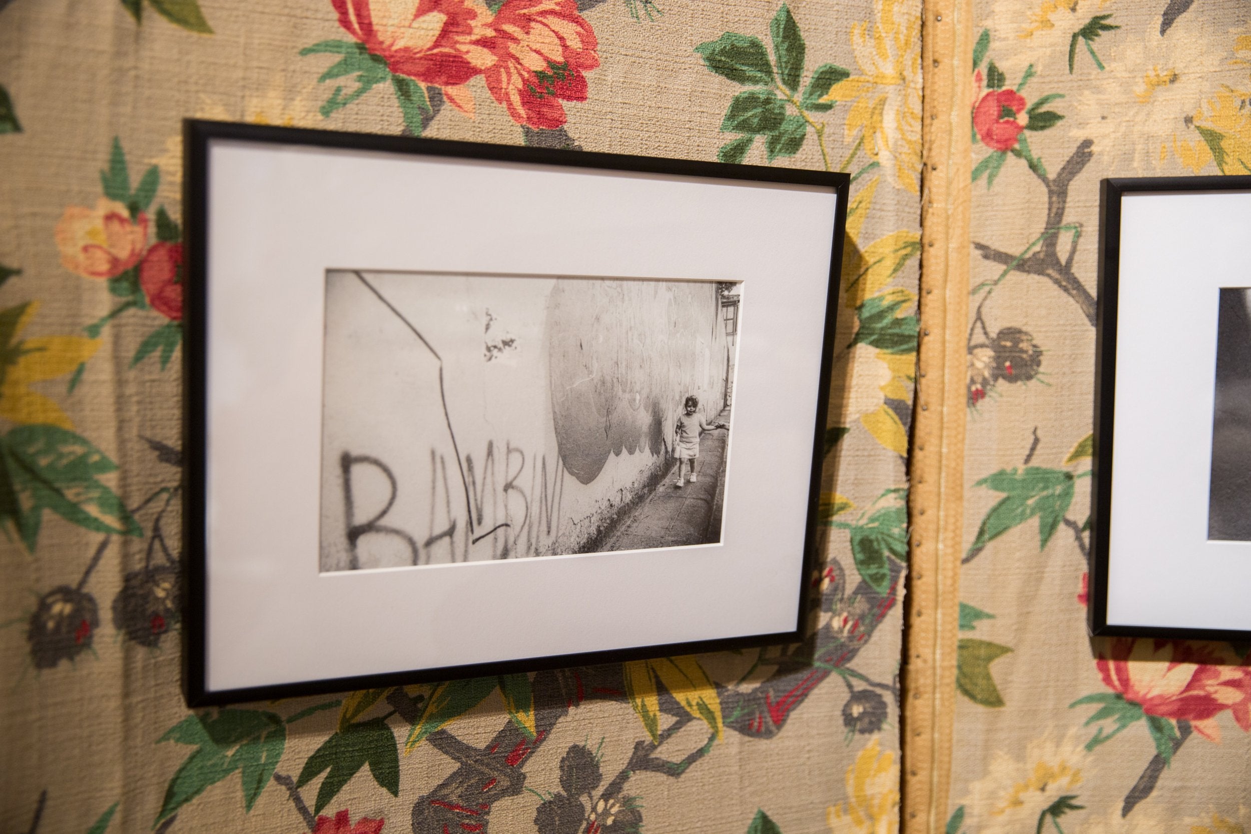 The Bambini Framed Black and White Photograph // ONH Item 9726 Image 1