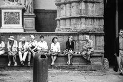 The Tourists Black and White Photograph // ONH Item 9728