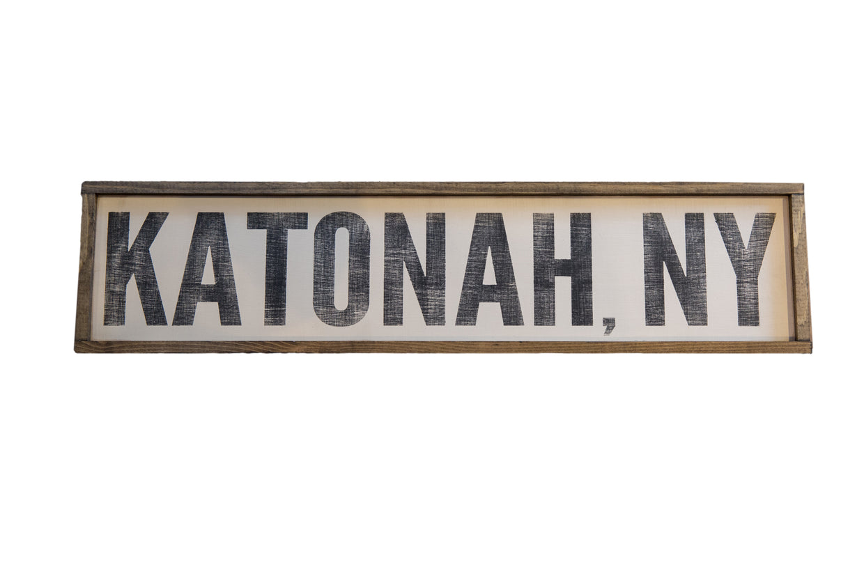 Mini Katonah NY Vintage Style Sign // ONH Item 9736