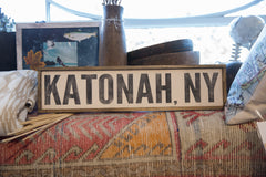 Mini Katonah NY Vintage Style Sign // ONH Item 9736 Image 2