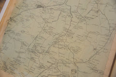 Antique 1860s Bedford Katonah NY Map // ONH Item 9743 Image 2
