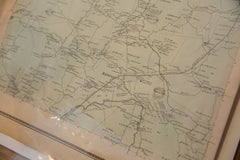 Antique 1860s Bedford Katonah NY Map // ONH Item 9743 Image 3