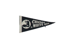 Vintage Chicago White Sox Felt Flag Pennant // ONH Item 9745