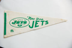 Vintage NY Jets Felt Flag Pennant // ONH Item 9757 Image 1