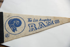 Vintage Los Angeles Rams Felt Flag Pennant // ONH Item 9761 Image 1