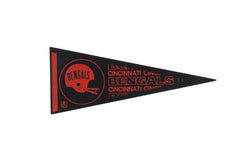Vintage Cincinnati Bengals Felt Flag Pennant // ONH Item 9764