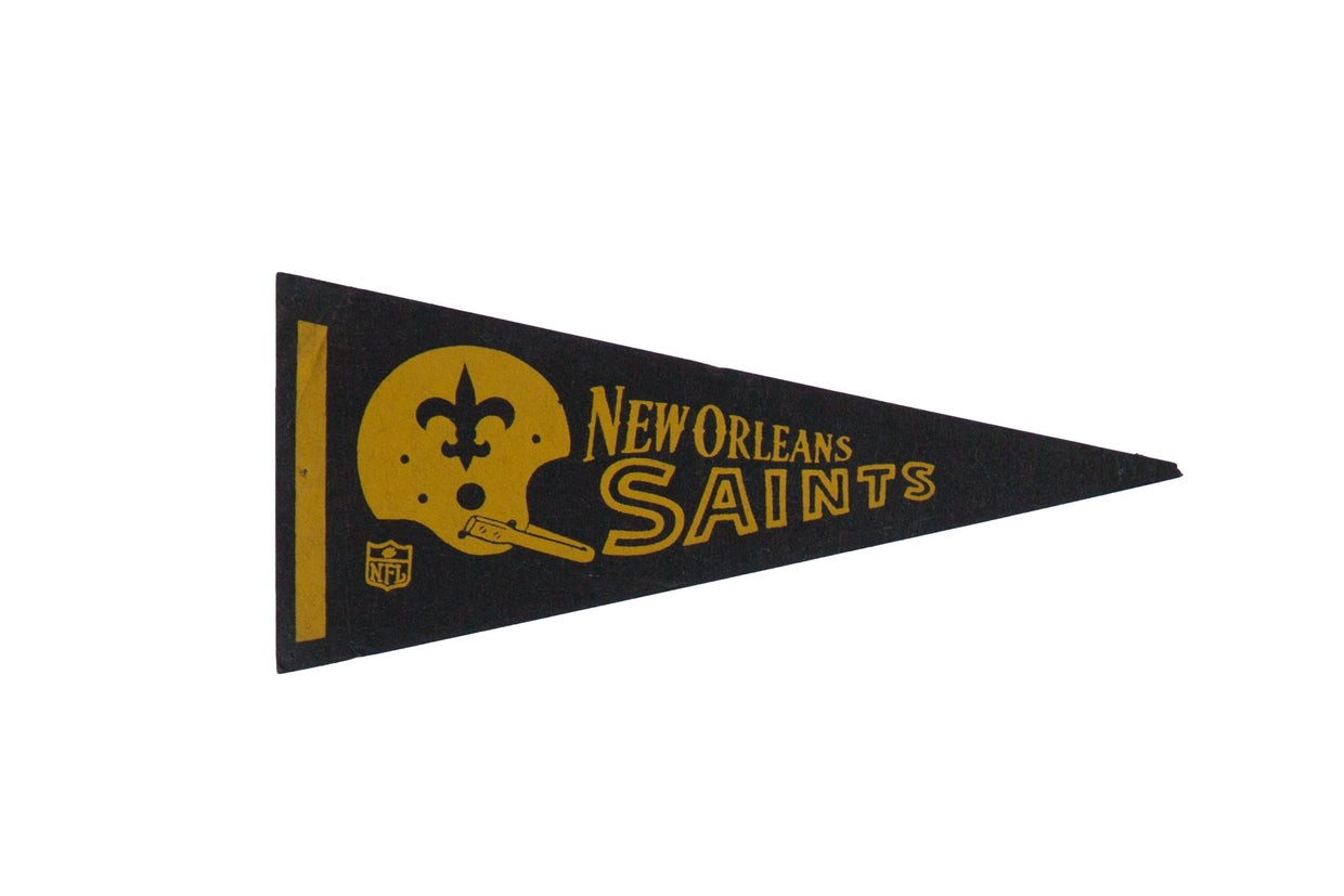 Vintage New Orleans Saints Felt Flag Pennant // ONH Item 9771