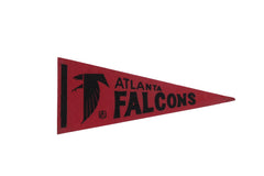 Vintage Atlanta Falcons Felt Flag Pennant // ONH Item 9772