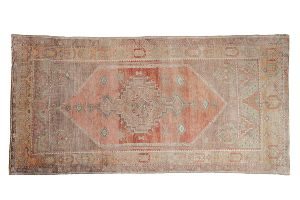 3x6.5 Vintage Distressed Oushak Rug Runner // ONH Item 9778