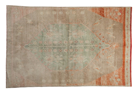 5x7.5 Vintage Distressed Fragment Oushak Rug // ONH Item 9787