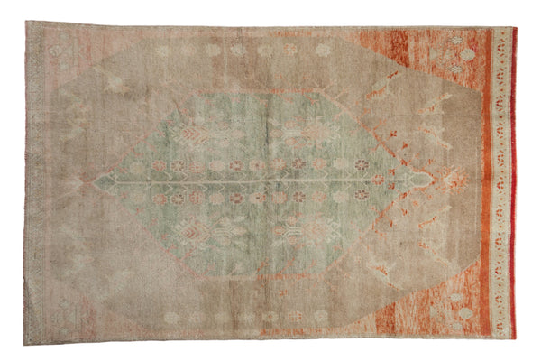 5x7.5 Vintage Distressed Fragment Oushak Rug // ONH Item 9787