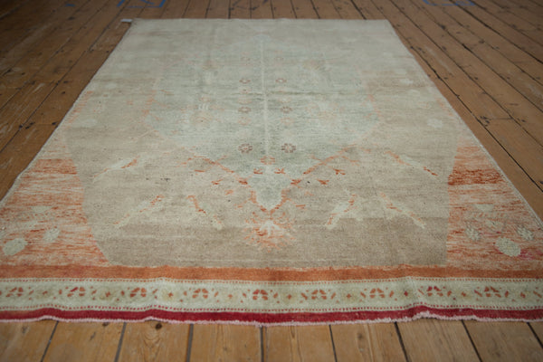 5x7.5 Vintage Distressed Fragment Oushak Rug // ONH Item 9787 Image 3
