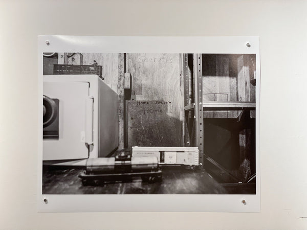 Home Sweet Home Black and White Photograph Print // ONH Item 9792