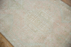 3x11.5 Vintage Distressed Fragment Karaja Rug Runner // ONH Item 9795 Image 5